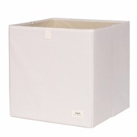 Little Pea_3 Sprouts τετράγωνο καλάθι για τα παιχνίδια_Solid_Cream_22